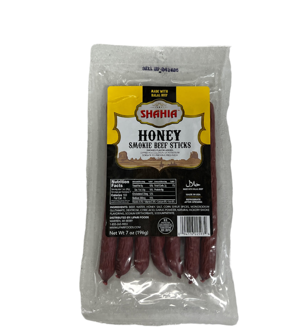 Shahia Honey Smoked Beef Sticks