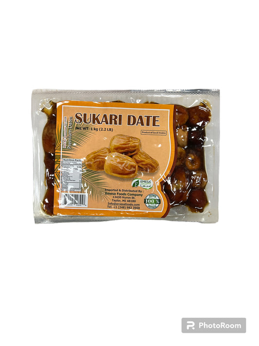 Emesa Vacuumed Sukari Dates